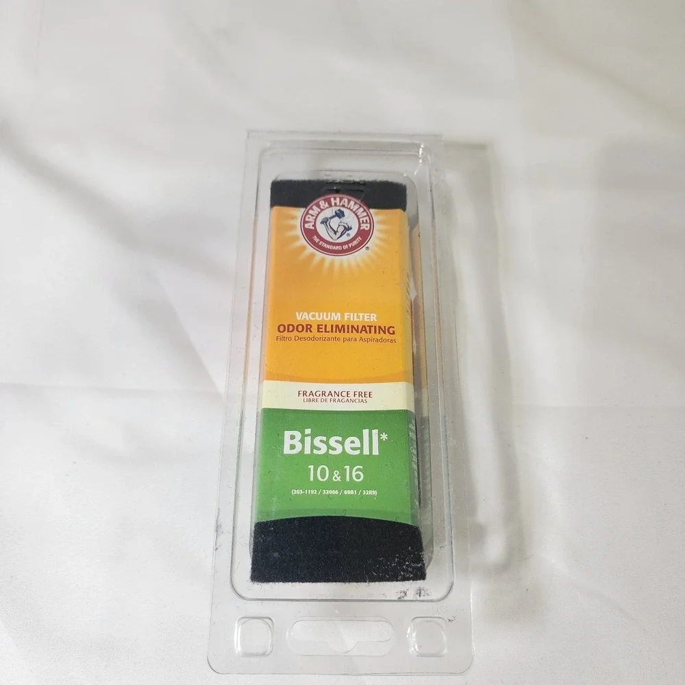 Bissell Vacuum Filter Kit Arm & Hammer 10 & 16 Odor Eliminating New